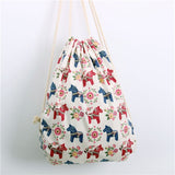 Drawstring Beach Bag