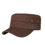 Canvas military style cap