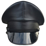 Pleather Captain Cap