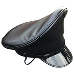 Pleather Captain Cap